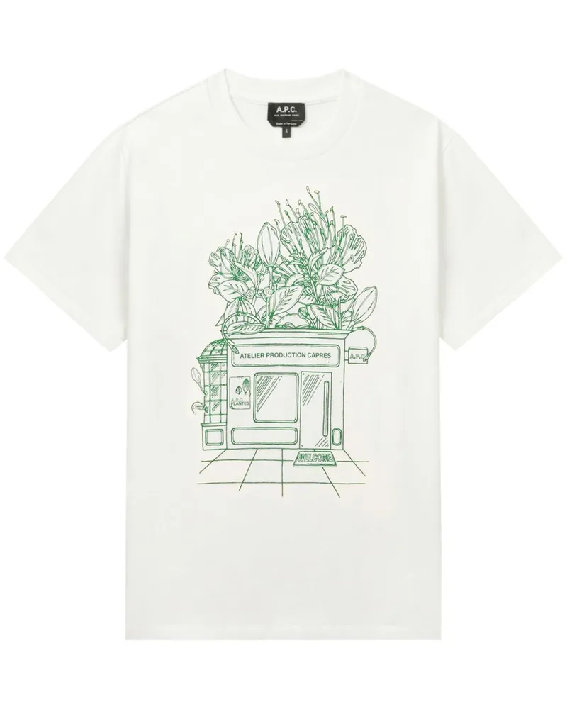 A.P.C. Magasin T-Shirt - Weiß Weiß