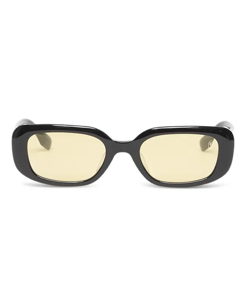 BAPE rectangle-frame sunglasses - Schwarz Schwarz