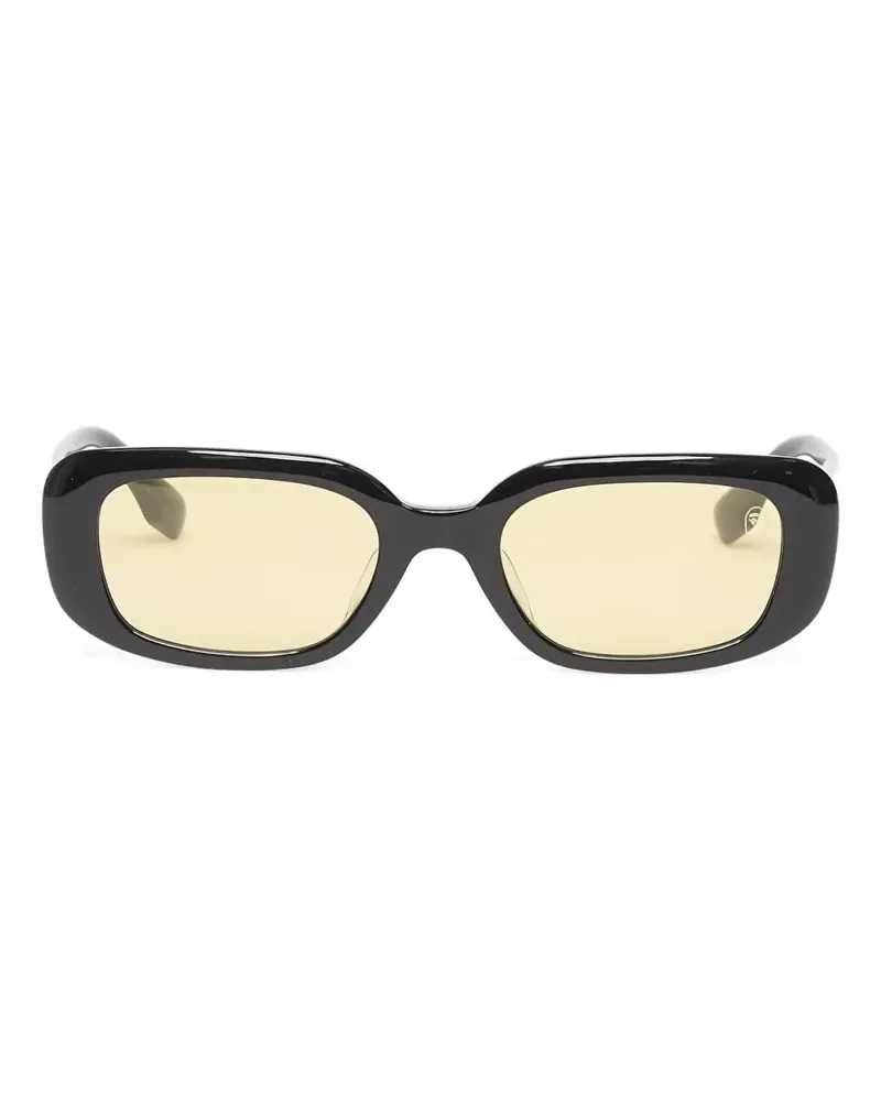 BAPE rectangle-frame sunglasses - Schwarz Schwarz
