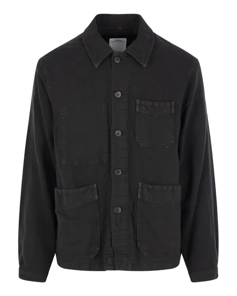 Visvim Geknöpfte Hemdjacke mit Taschen - Schwarz Schwarz