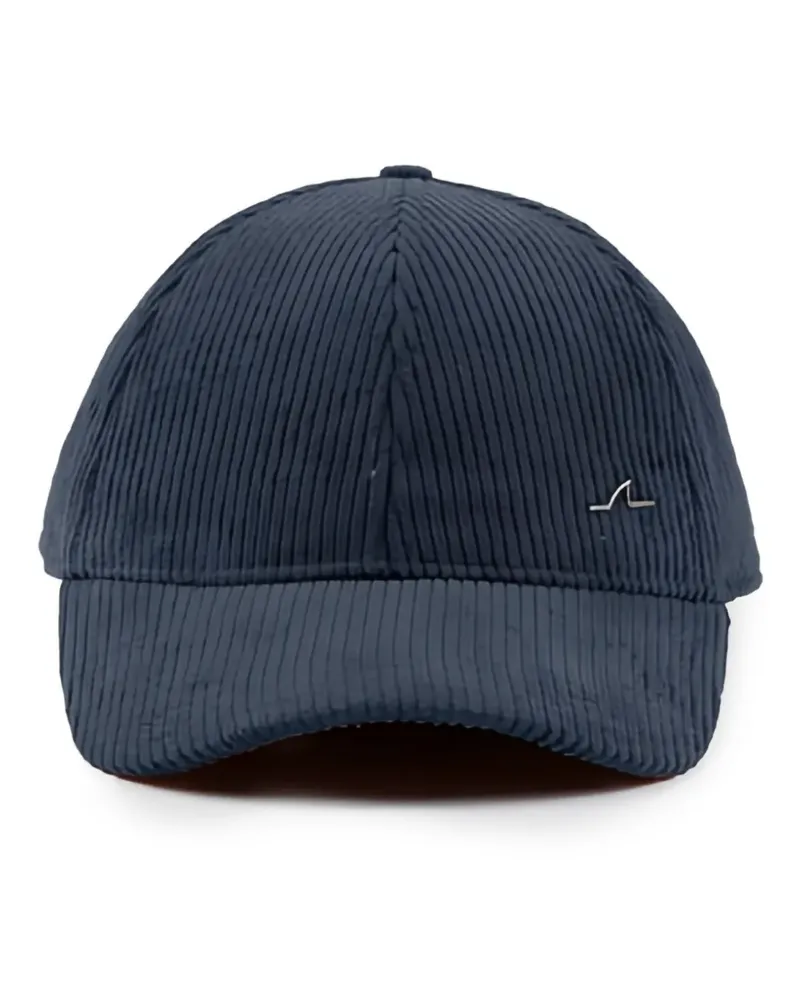 Paul & Shark Baseballkappe aus Cord - Blau Blau
