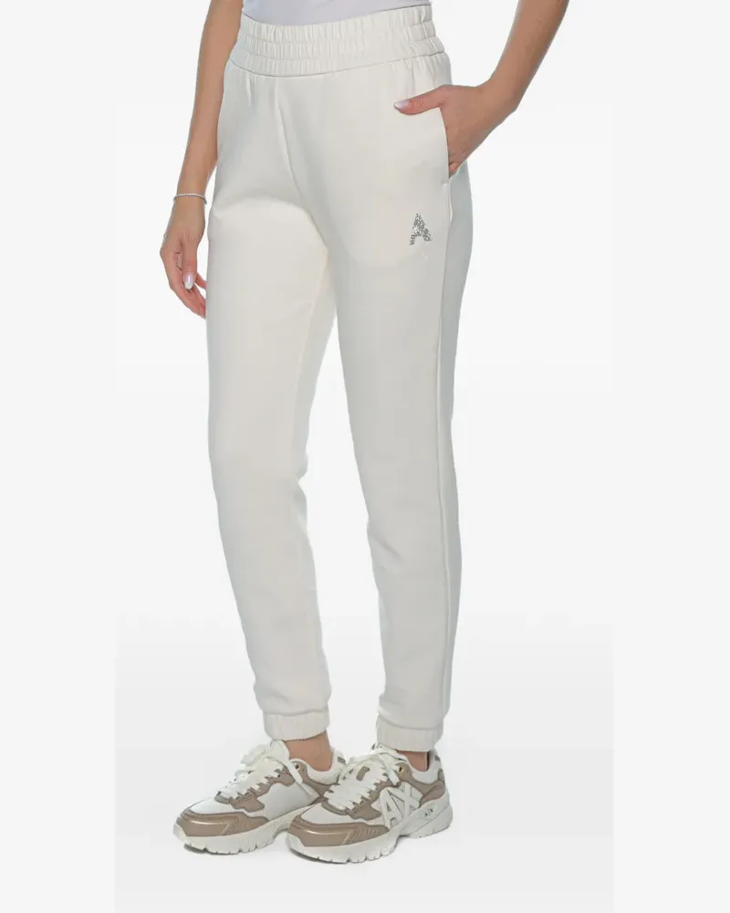 Armani Exchange logo-embellished track pants - Weiß Weiß