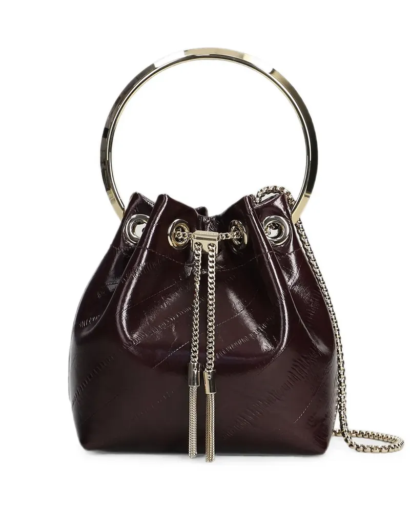 Jimmy Choo Bon Bon ring-handle bucket bag - Violett Violett