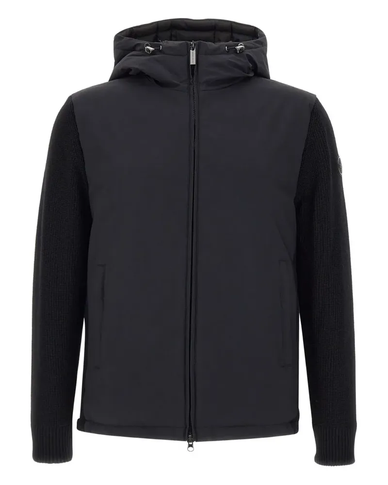 Colmar Kapuzenjacke mit gestricktem Einsatz - Schwarz Schwarz