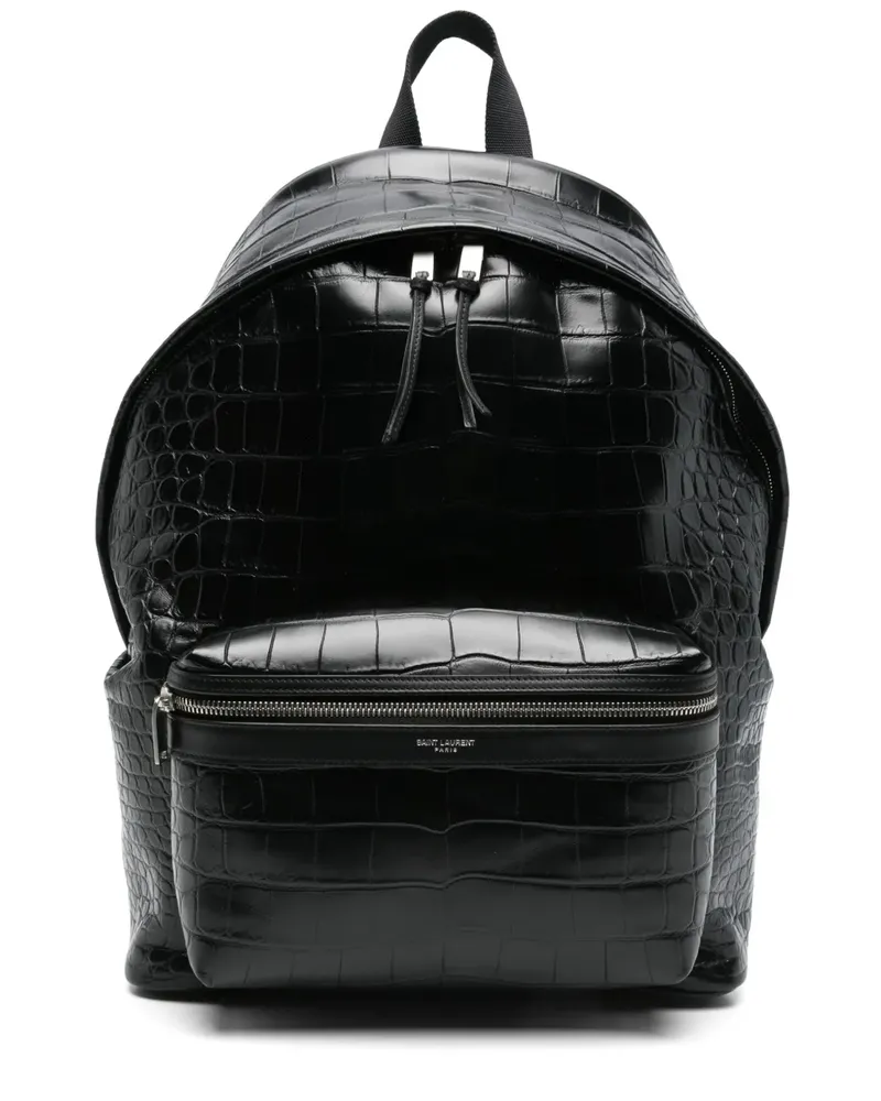 Saint Laurent City Rucksack - Schwarz Schwarz