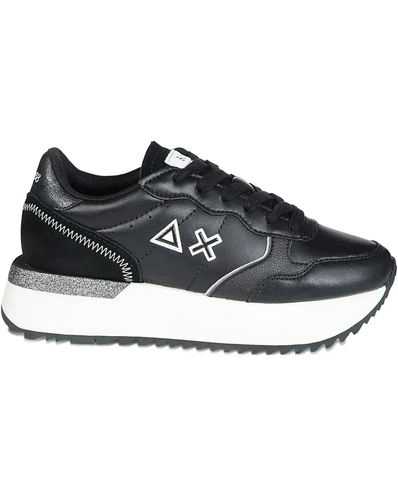Sun68 Big Ally logo-detail platform sneakers - Schwarz Schwarz