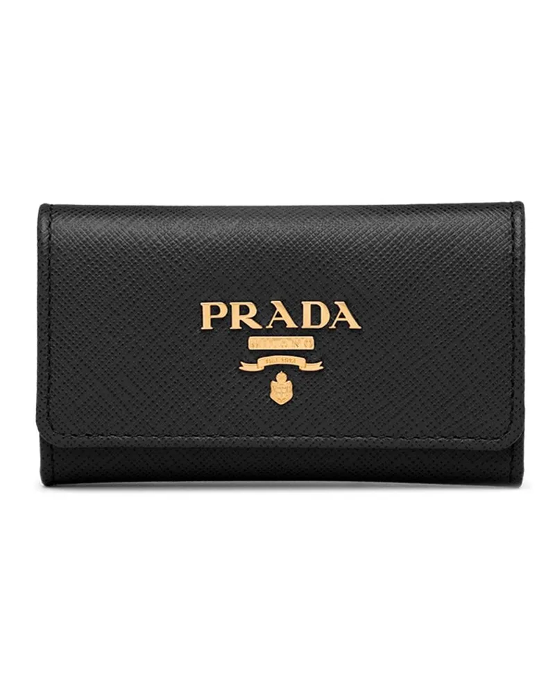 Prada Schlüsseletui mit Klappe - Schwarz Schwarz