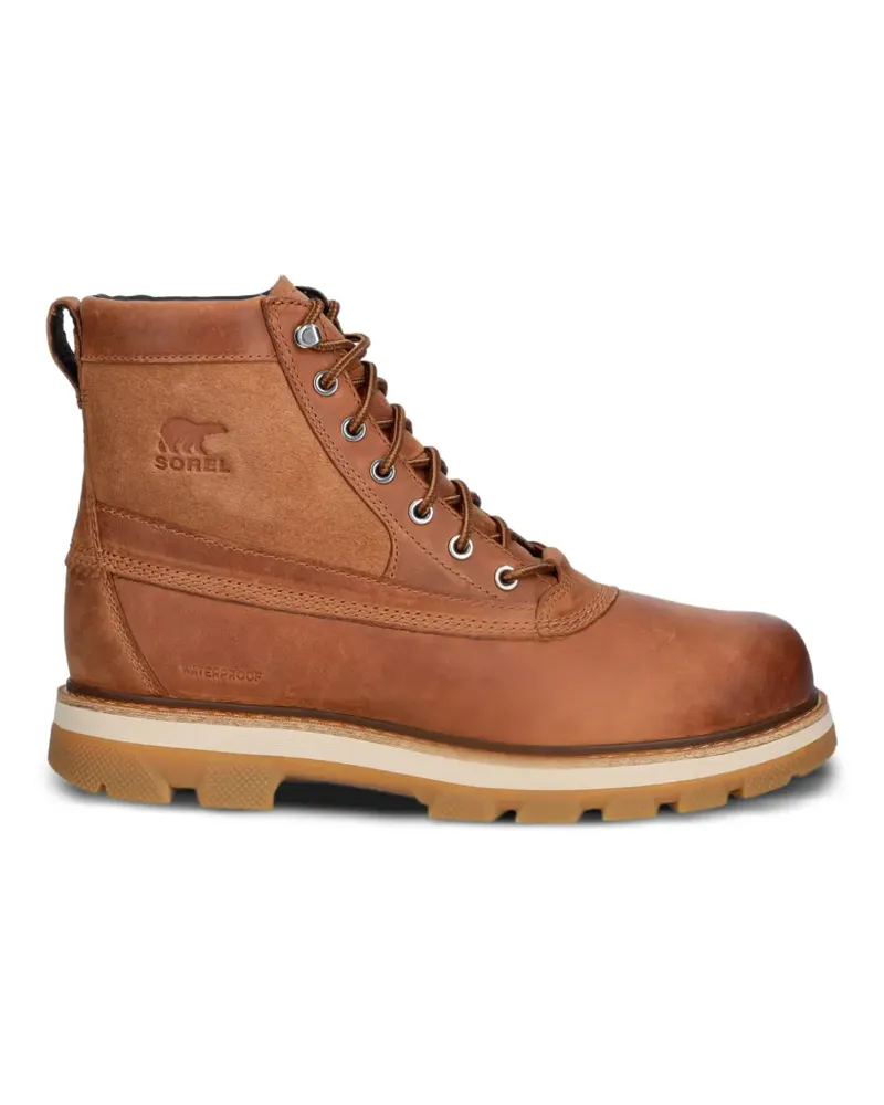 Sorel Wasserdichte Stiefeletten mit Einsätzen - Braun Braun