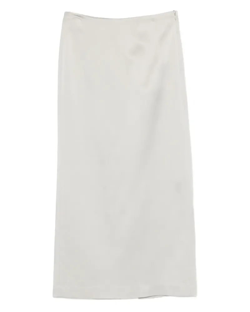 Brunello Cucinelli Midirock mit geradem Saum - Grau Grau