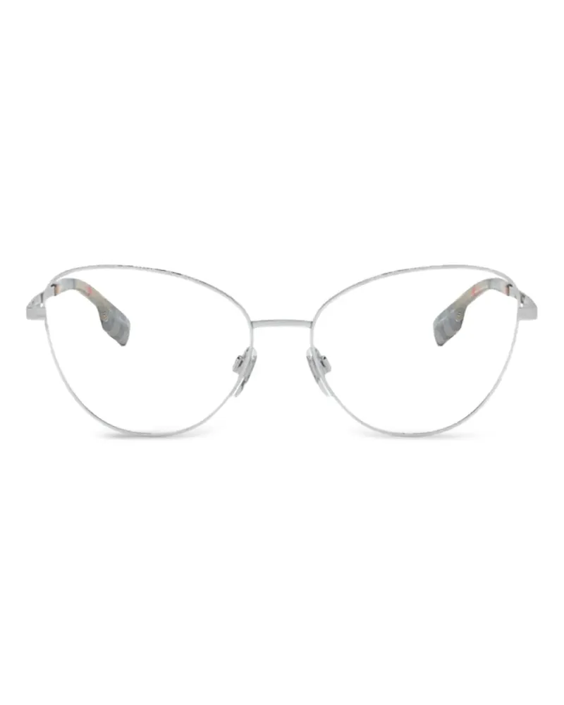 Burberry Brille mit Cat-Eye-Gestell - Silber Silber