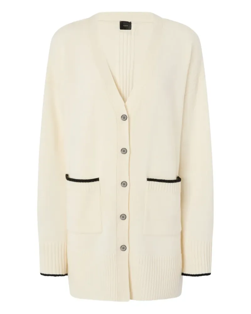 Pinko Tasmania Cardigan mit Knöpfen - Weiß Weiß