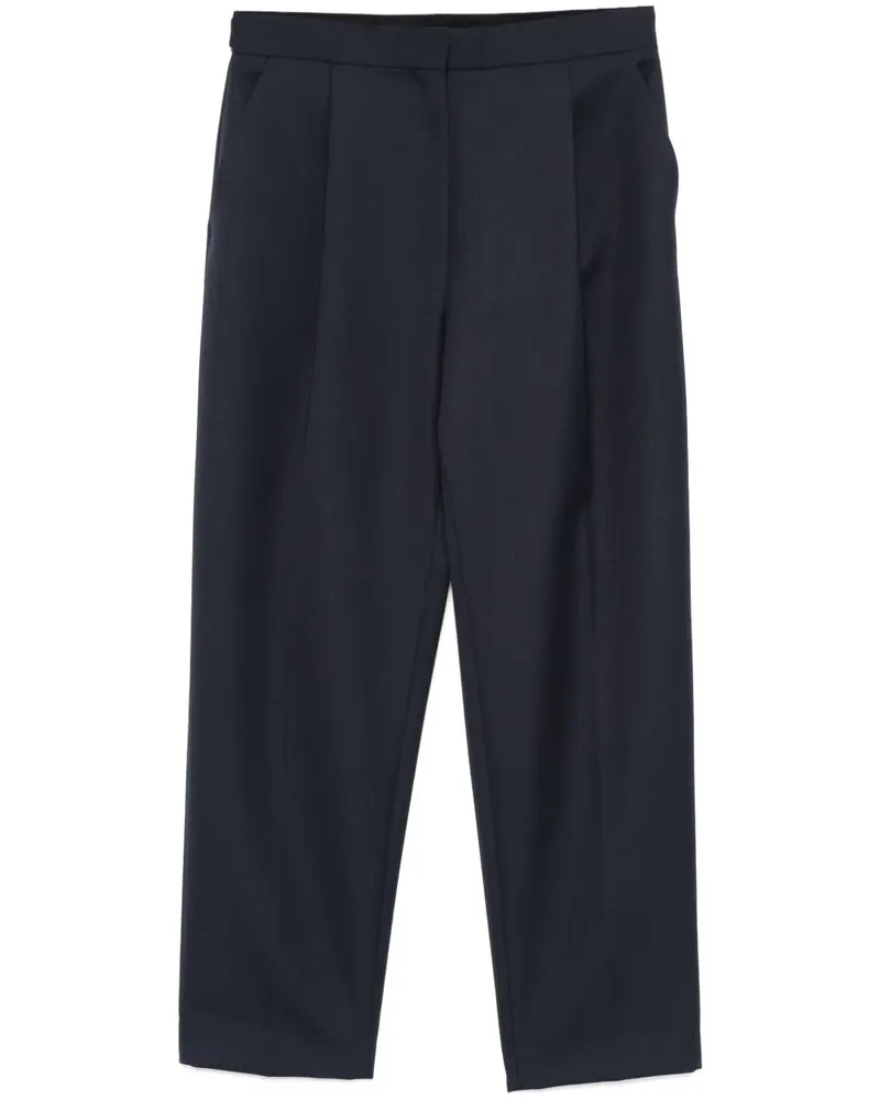 Theory Hose mit Bundfalten - Blau Blau