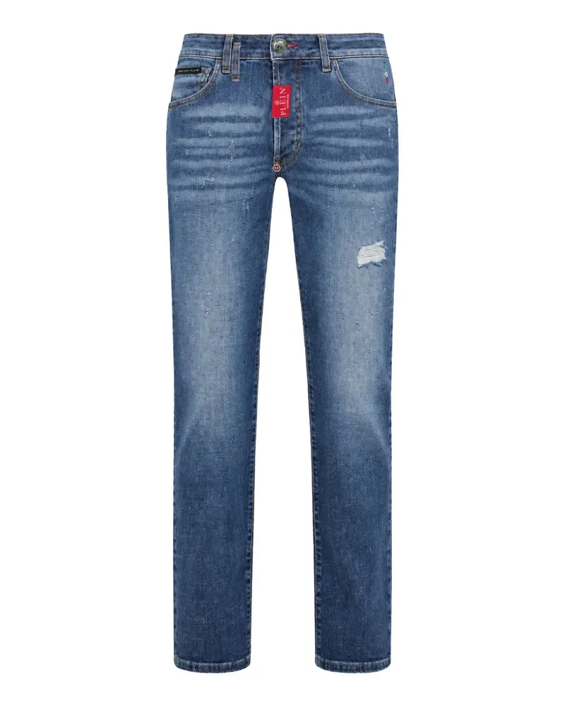 Philipp Plein Straight-Fit-Jeans - Blau Blau