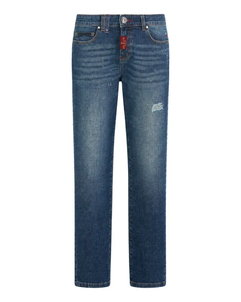 Philipp Plein Straight-Fit-Jeans - Blau Blau