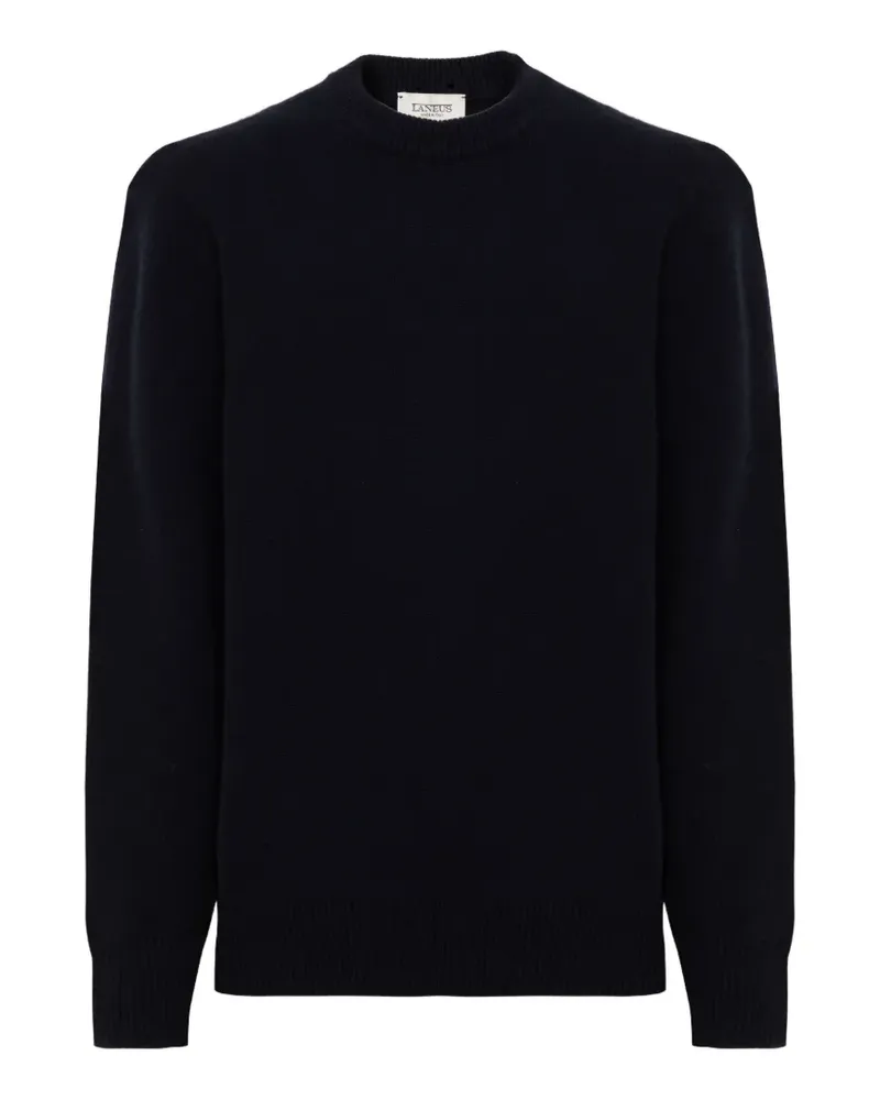 Laneus Pullover mit rundem Ausschnitt - Blau Blau