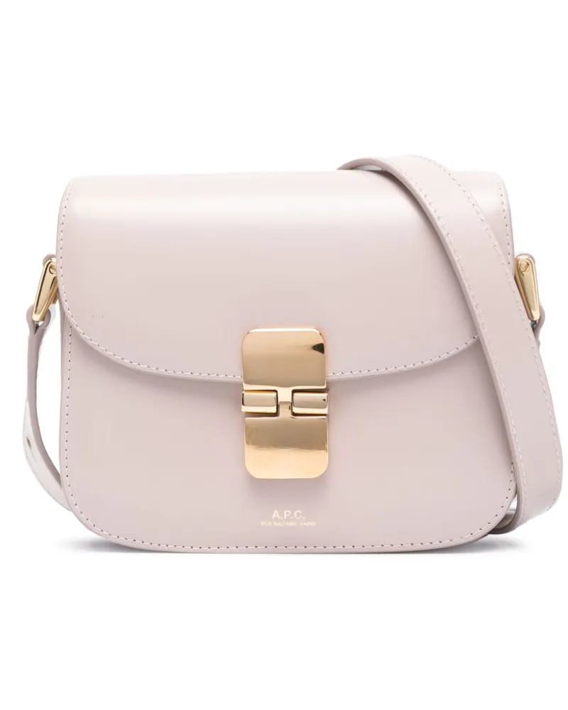 A.P.C. Mini Grace Schultertasche - Rosa Rosa