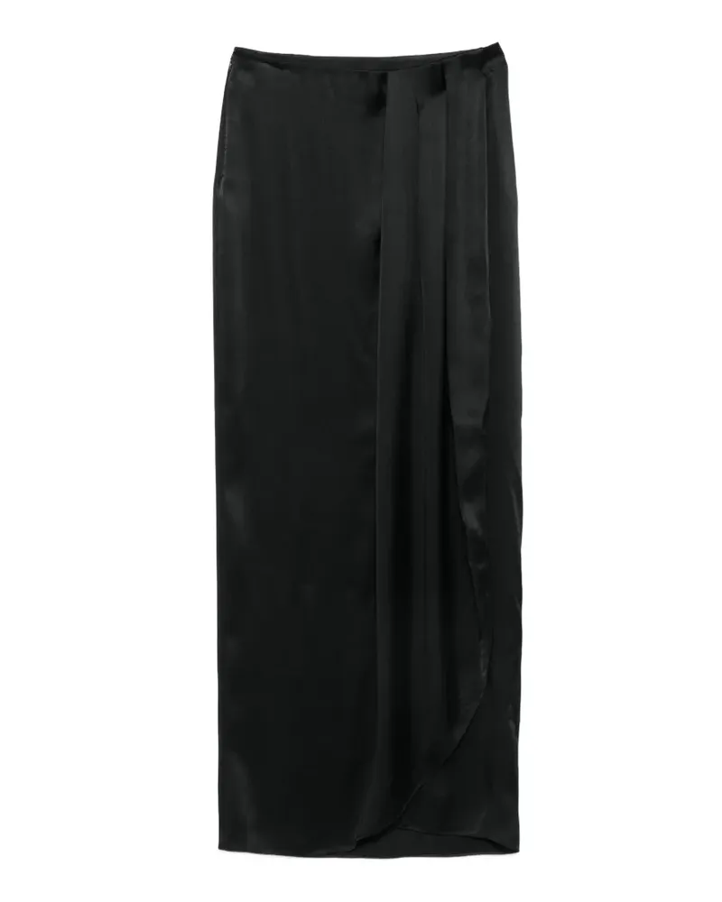 Maison Margiela straight maxi skirt - Schwarz Schwarz