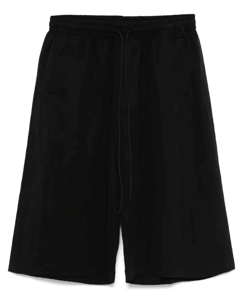 Y-3 Twill-Shorts - Schwarz Schwarz