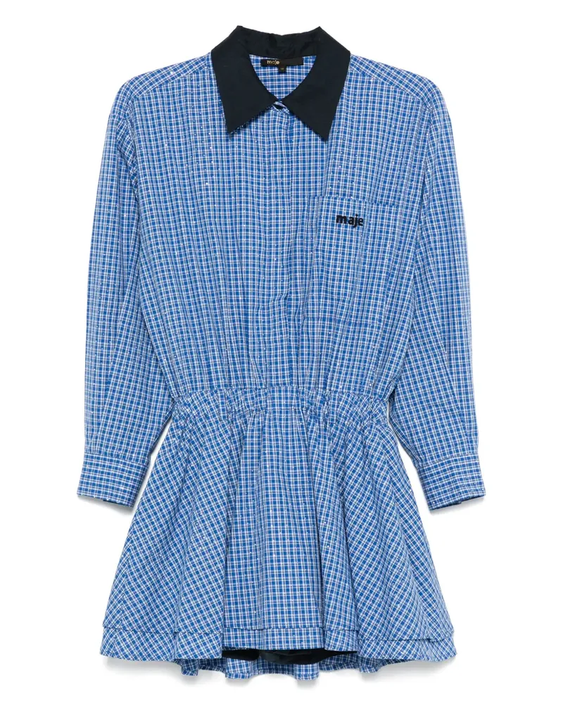 Maje Minikleid mit Strass - Blau Blau