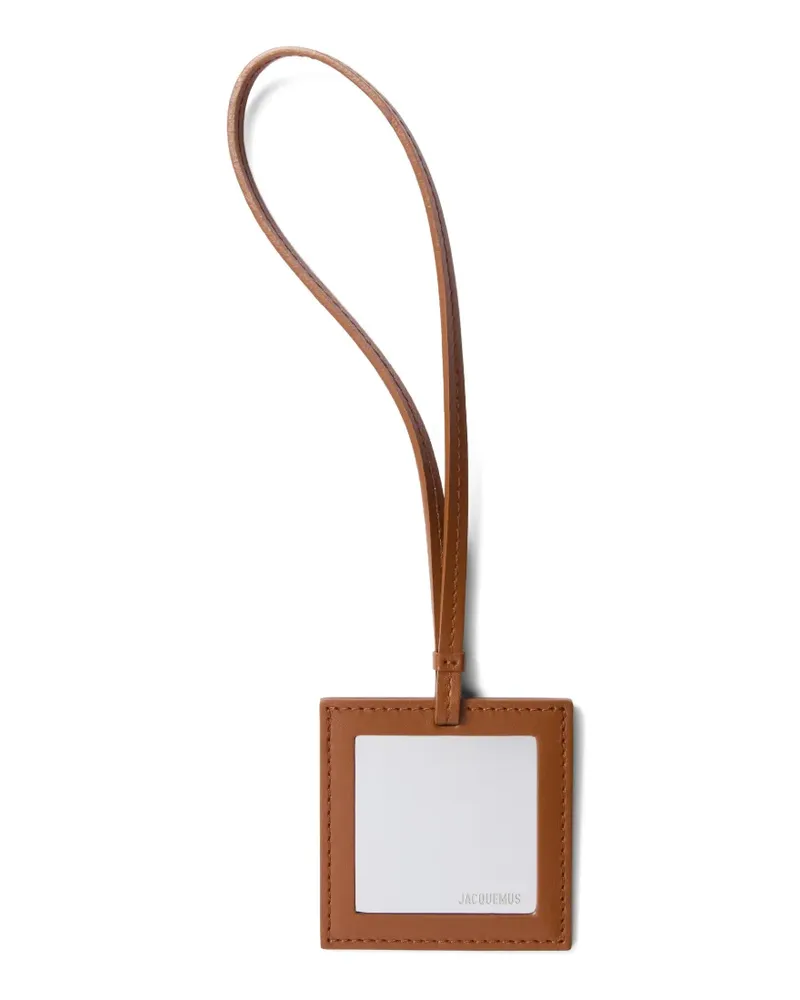 Jacquemus mirror-charm keyring - Braun Braun