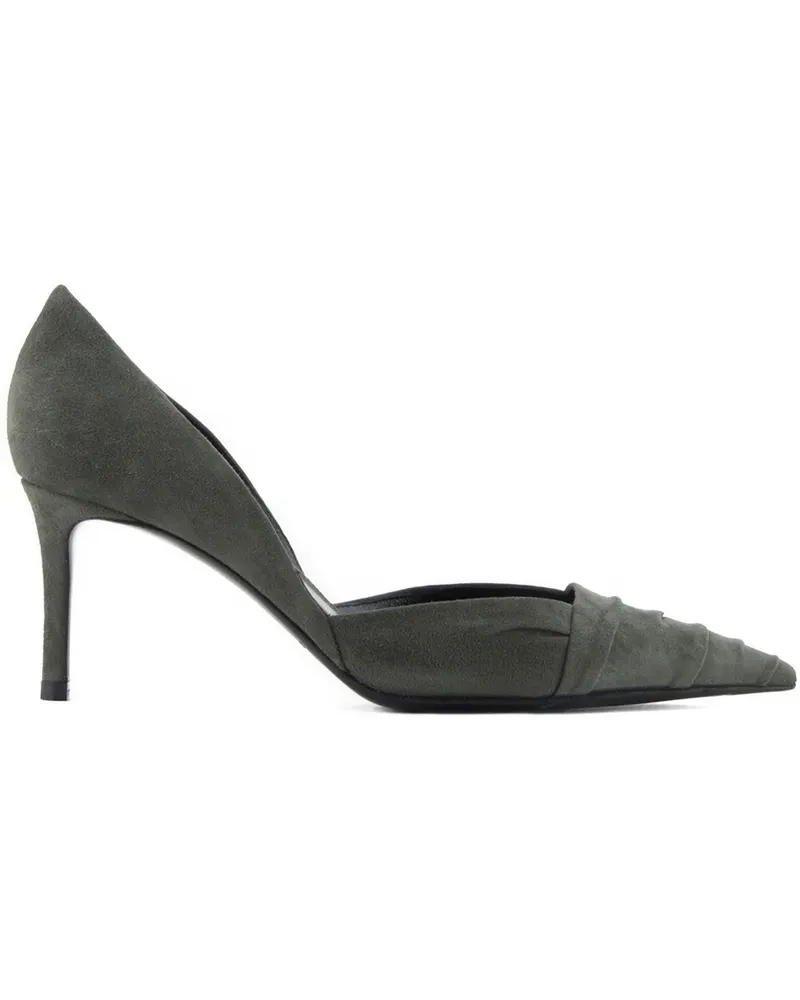 Giorgio Armani Pumps mit spitzer Kappe 70mm - Grün Grün