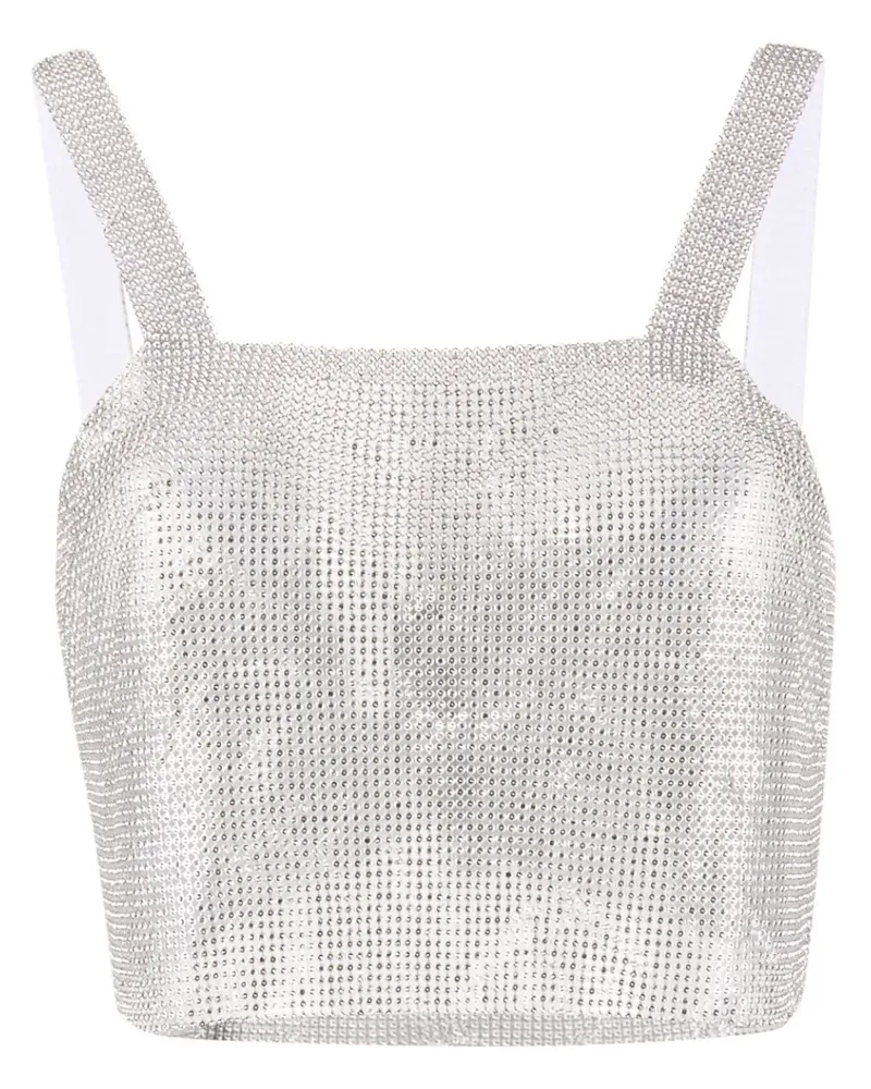 SANTA Brands Top mit Strass - SILVER Silver