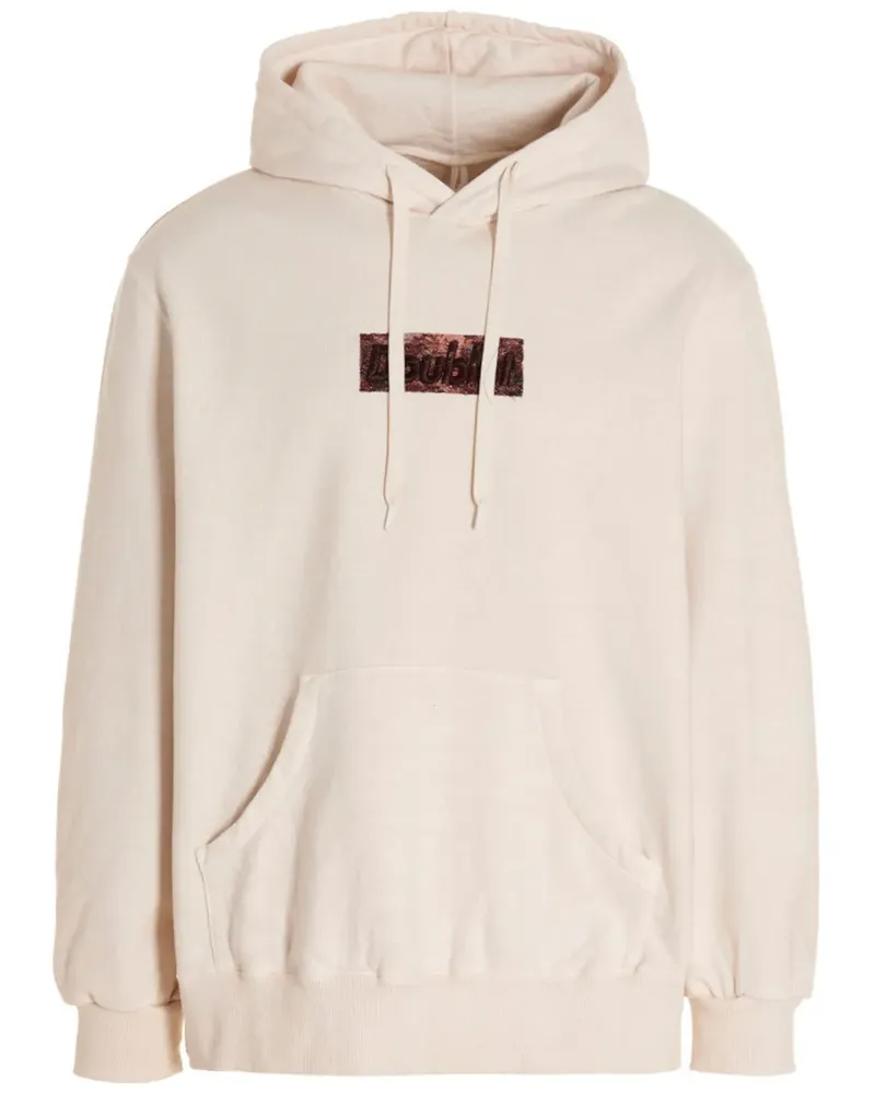 Doublet Hoodie mit Logo-Stickerei - Weiß Weiß