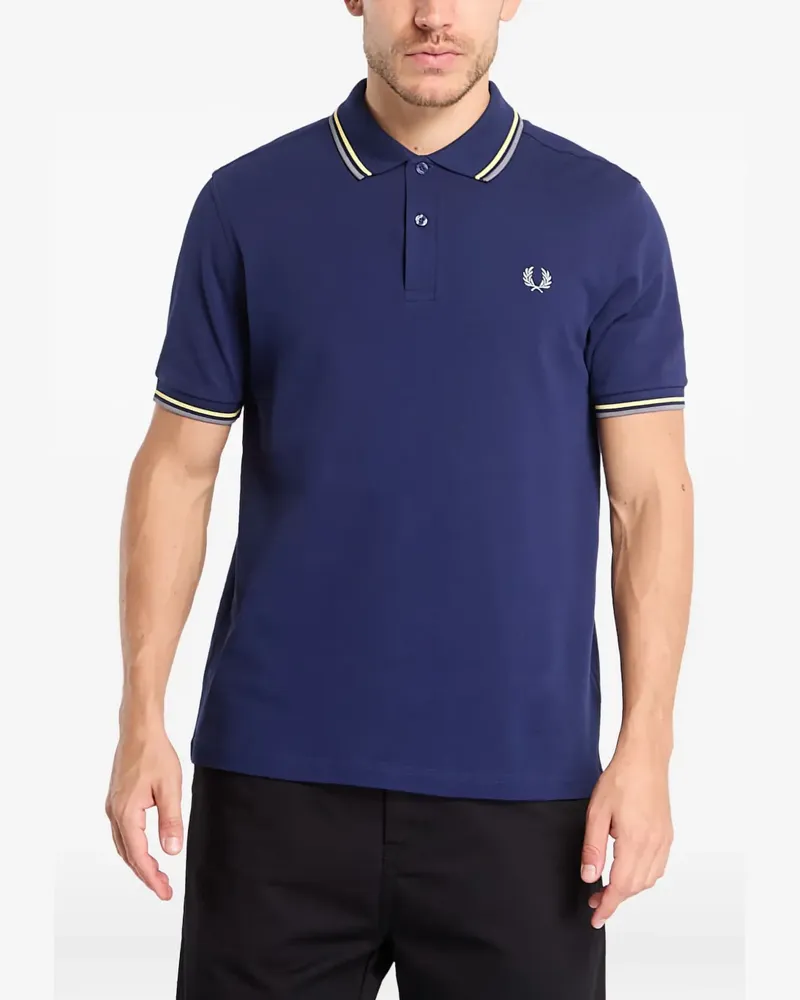 Fred Perry Kurzärmeliges M3600 Poloshirt - Blau Blau