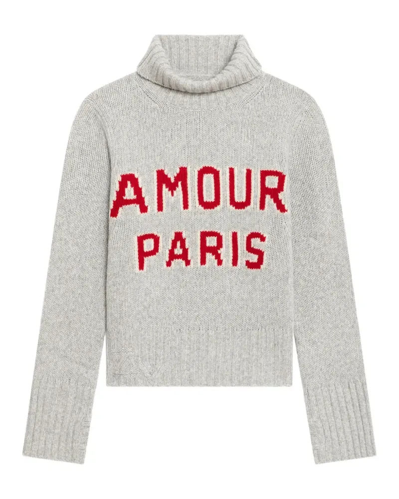 Zadig & Voltaire Nalmo Pullover aus Merinowolle - Grau Grau