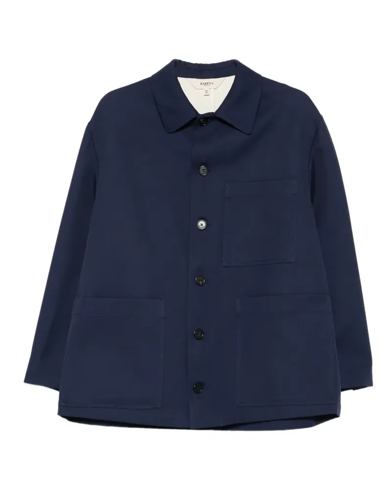 BARENA patch-pocket blazer - Blau Blau