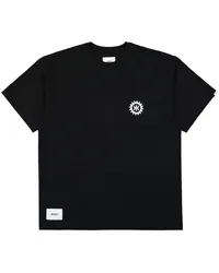 WTAPS logo-print T-shirt Schwarz