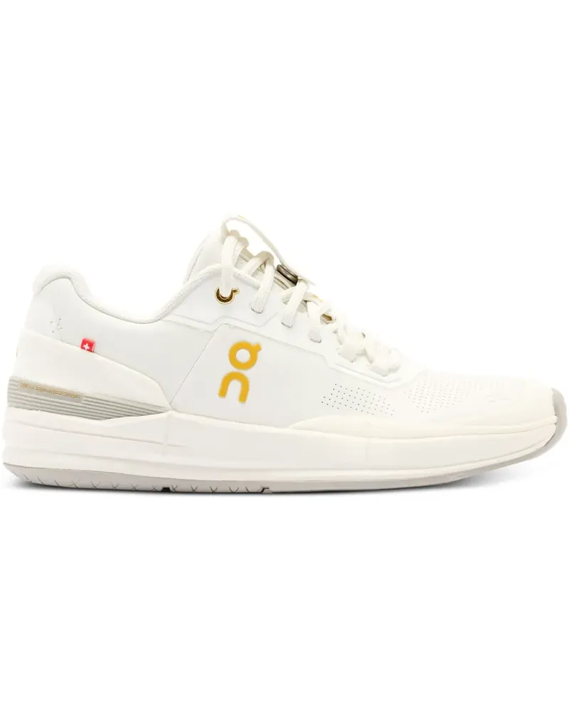 ON Perforierte Sneakers aus Leder - Weiß Weiß