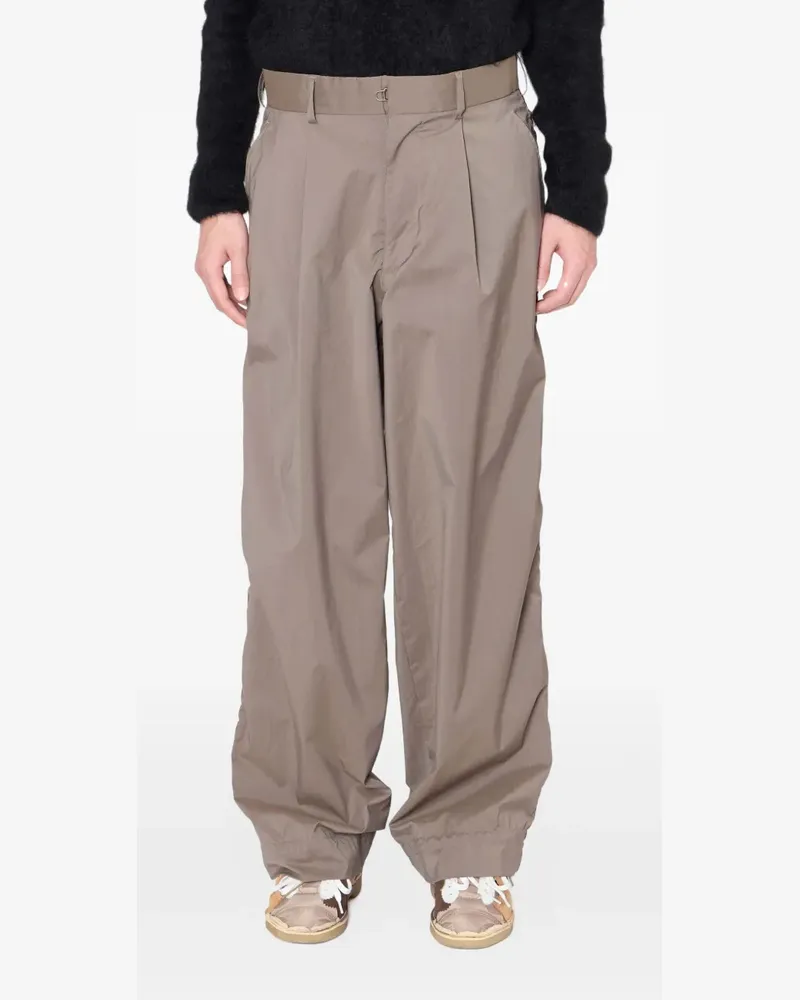 kolor Hose mit Bundfalten - Grau Grau