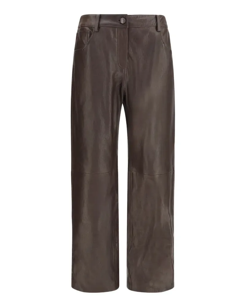 Magda Butrym Hose mit geradem Bein - Braun Braun