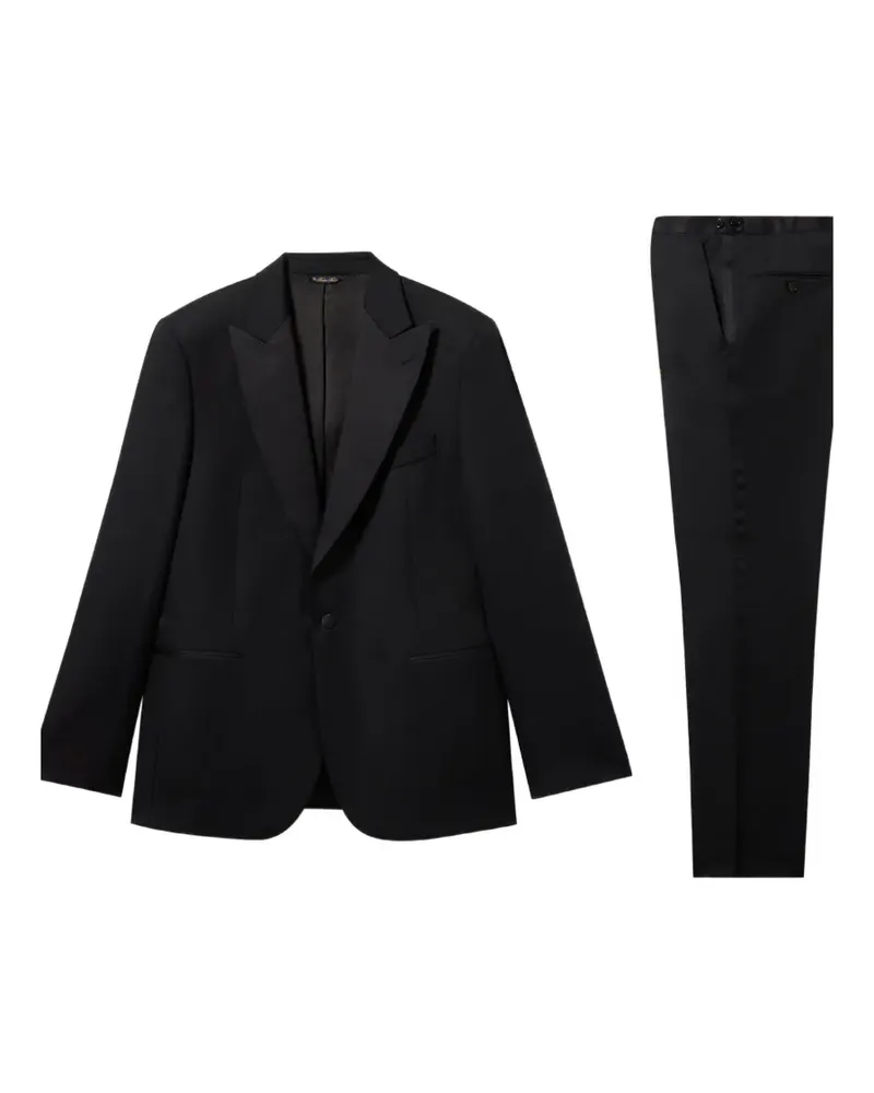 Brooks Brothers virgin wool tuxedo suit - Schwarz Schwarz