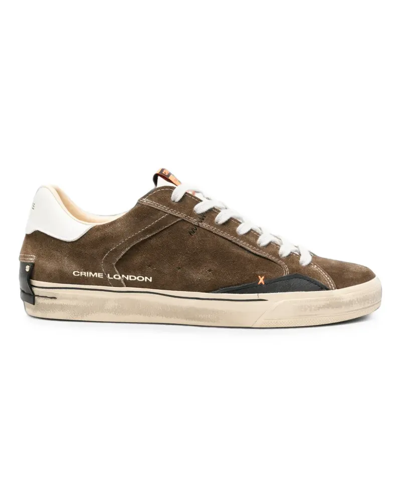 Crime Sneakers aus Wildleder - Braun Braun
