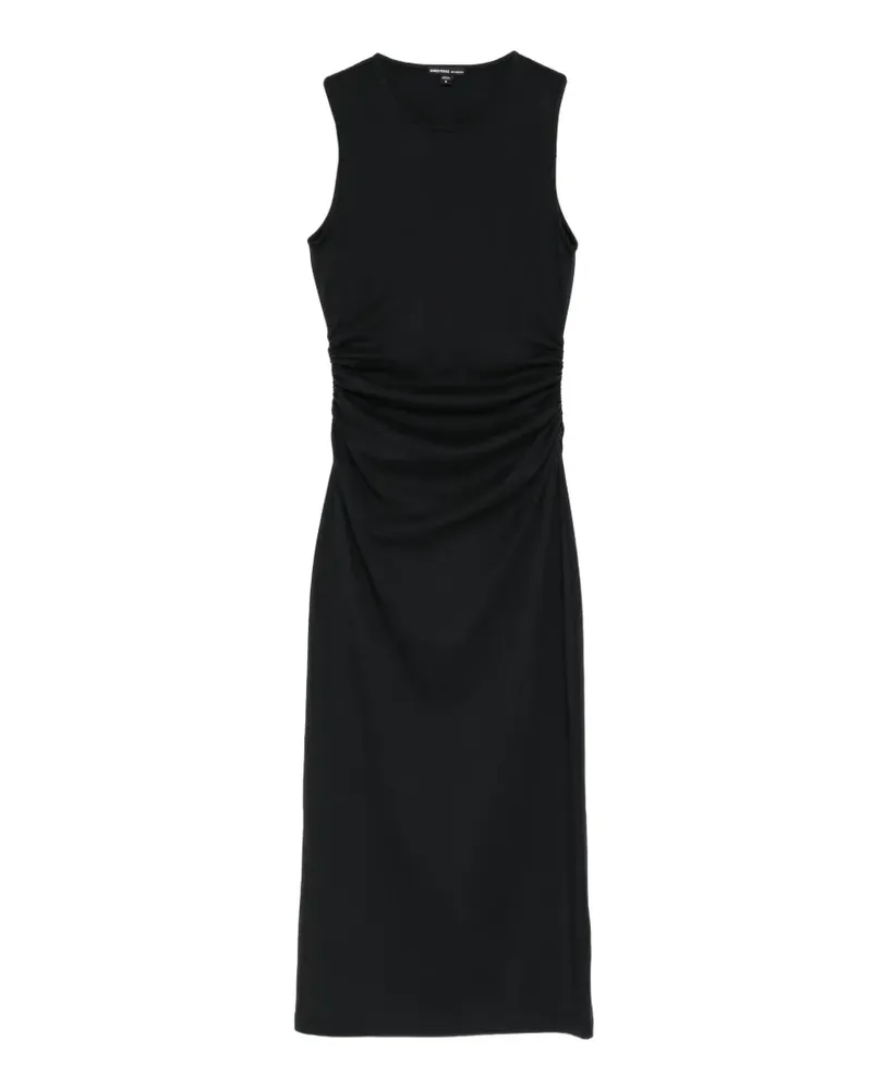 James Perse Kleid aus Baumwolljersey - Schwarz Schwarz