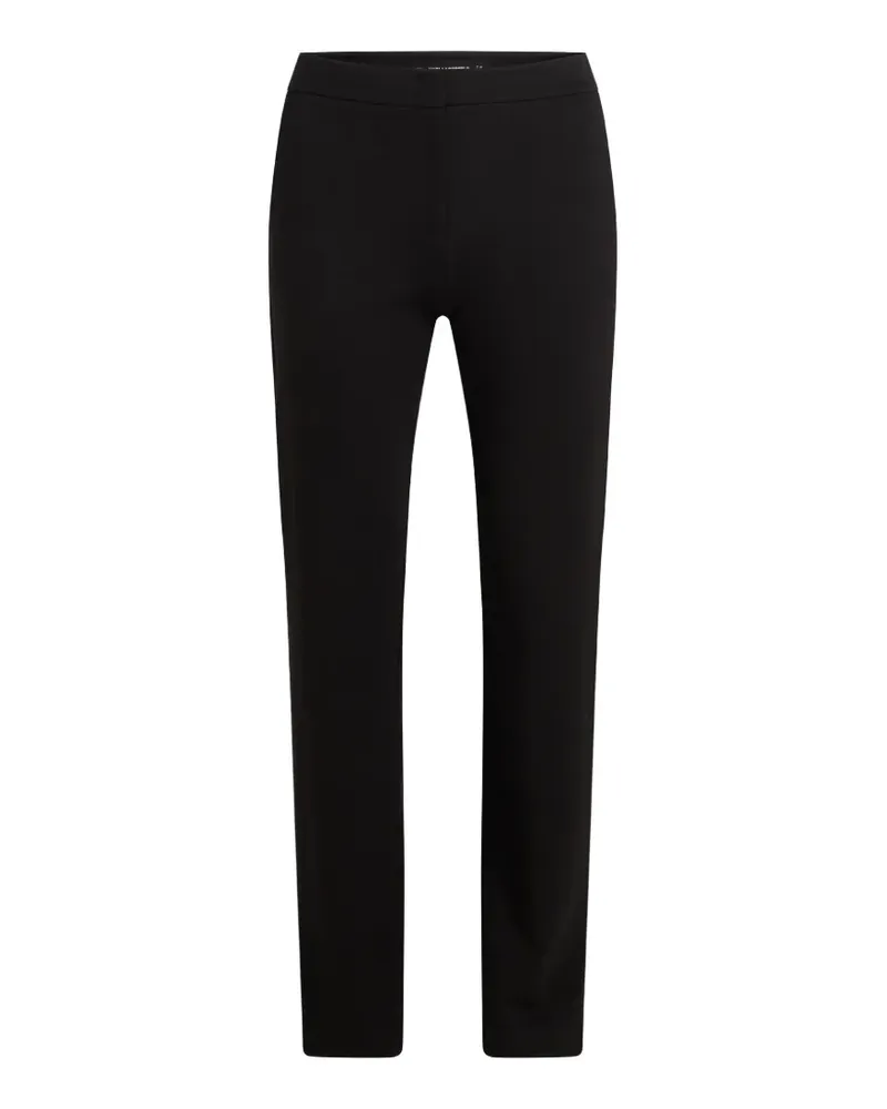 Karl Lagerfeld Hose mit schmalem Schnitt - Schwarz Schwarz
