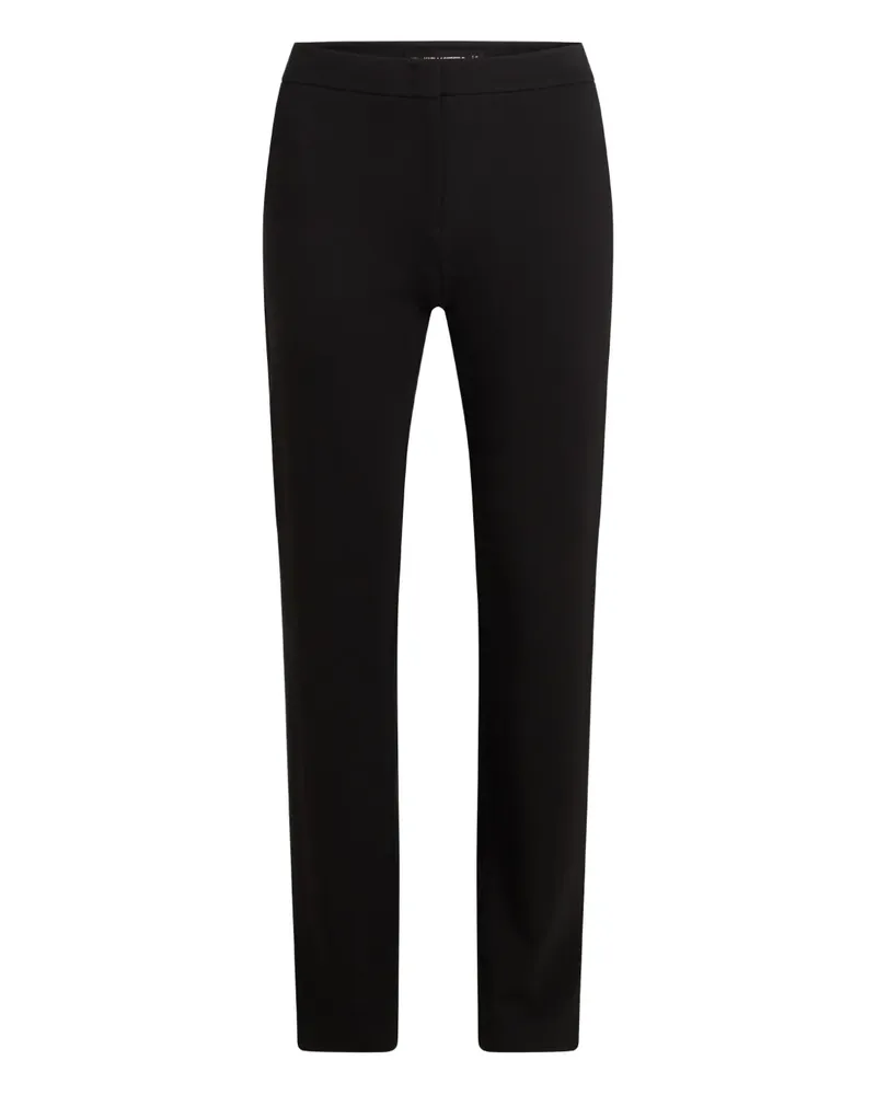 Karl Lagerfeld Hose mit schmalem Schnitt - Schwarz Schwarz