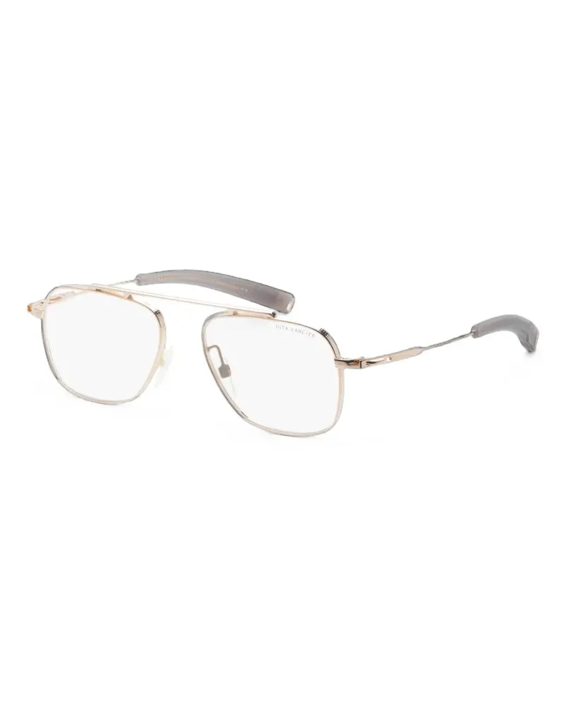 DITA Lancier geometric-frame glasses - Gold Gold