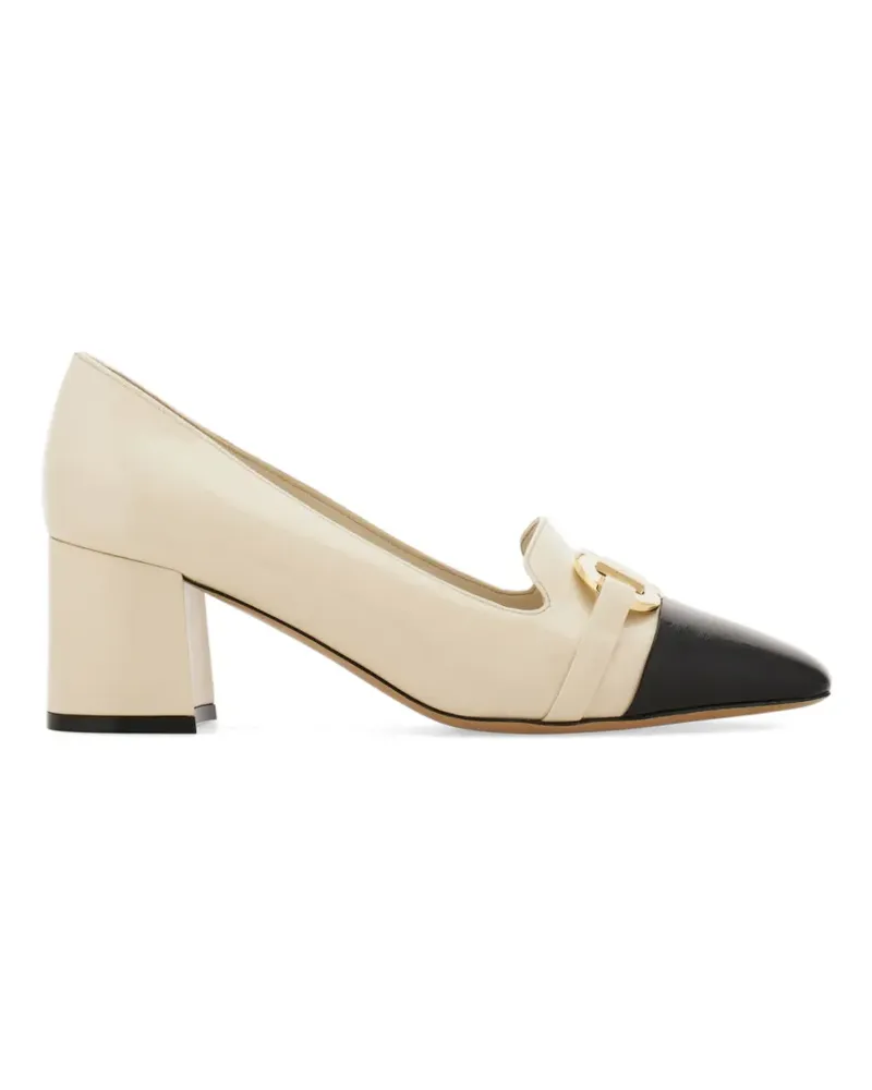 Ferragamo Gancini Ornament Pumps - Weiß Weiß