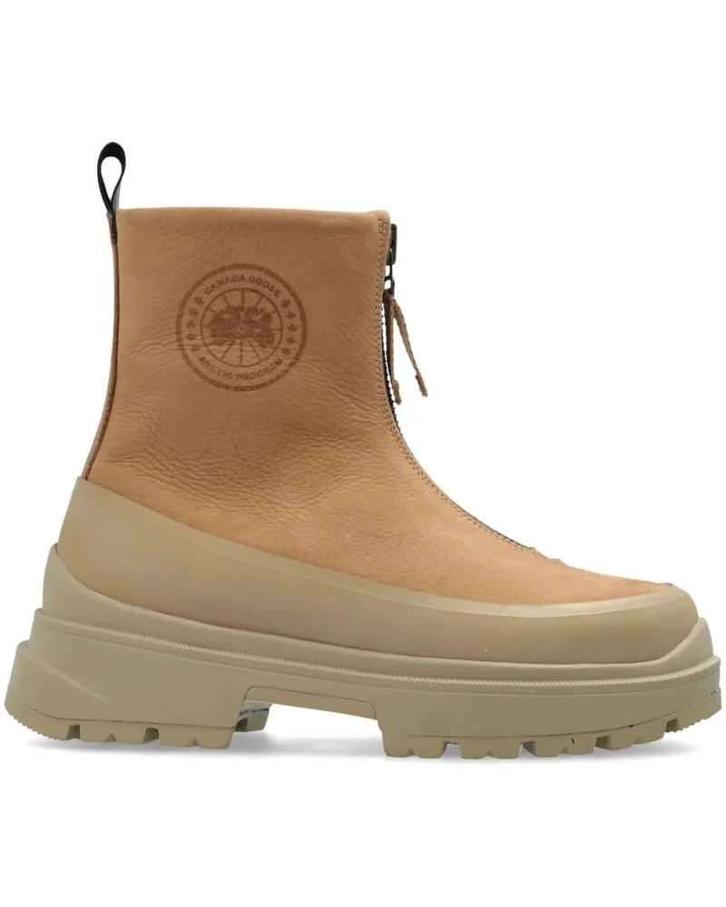 Canada Goose Stiefeletten mit Reißverschluss - Nude Nude