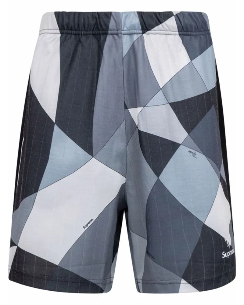 Supreme Being x Emilio Pucci Joggingshorts mit Fantasia-Print - Schwarz Schwarz
