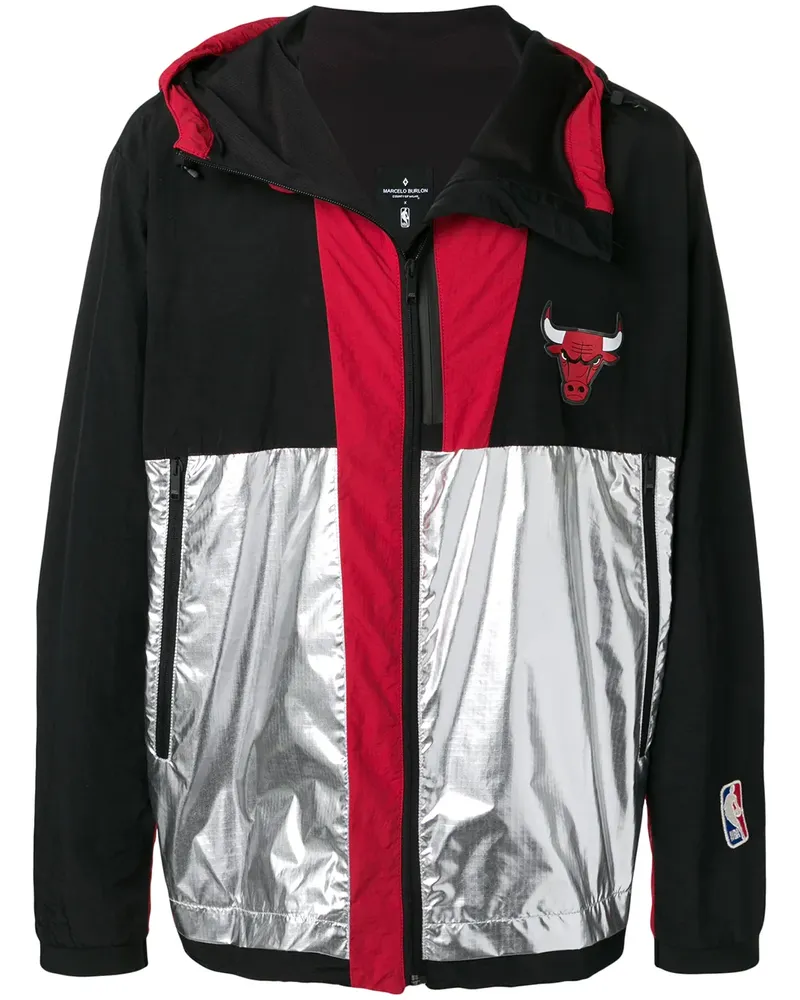 Marcelo Burlon | County of Milan Chicago Bulls' Windbreaker - Schwarz Schwarz