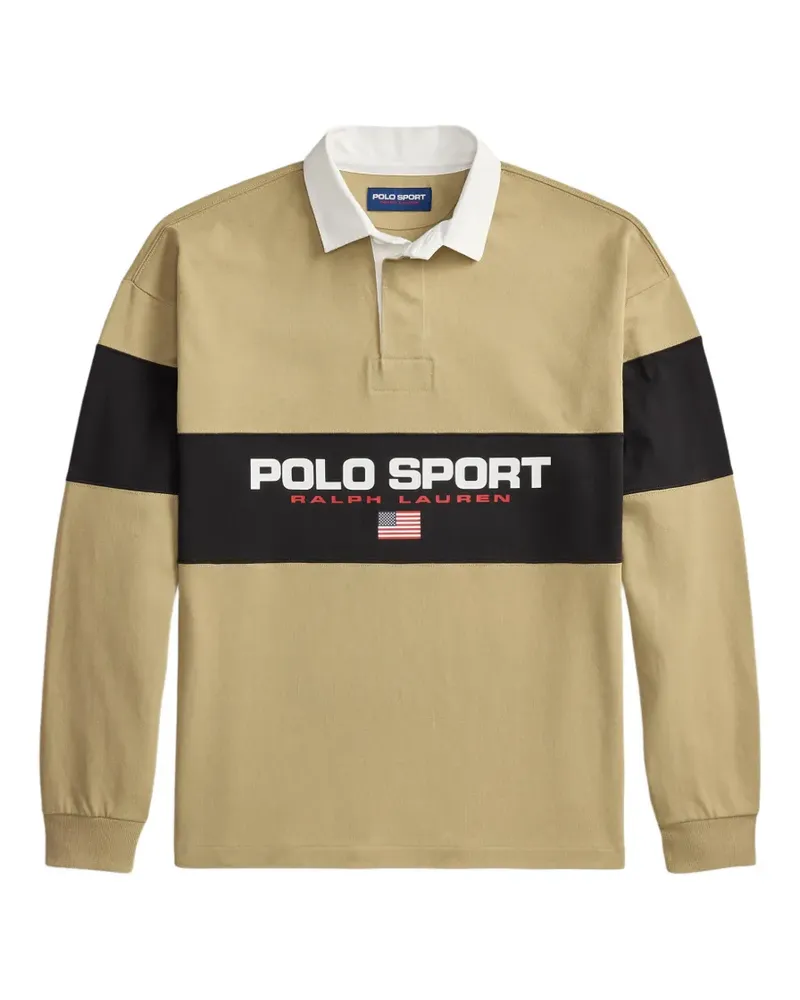 Ralph Lauren Poloshirt in Colour-Block-Optik - Braun Braun