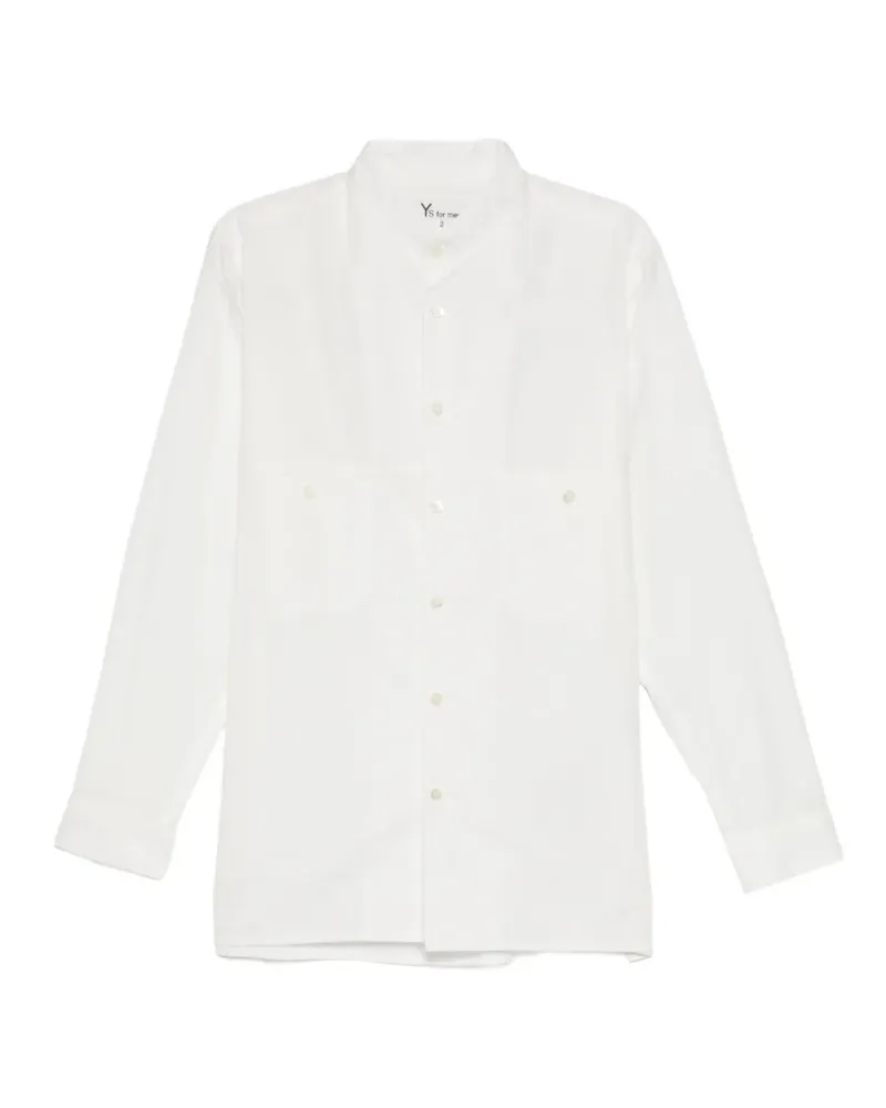 Yohji Yamamoto Hemd mit Brusttaschen - Weiß Weiß
