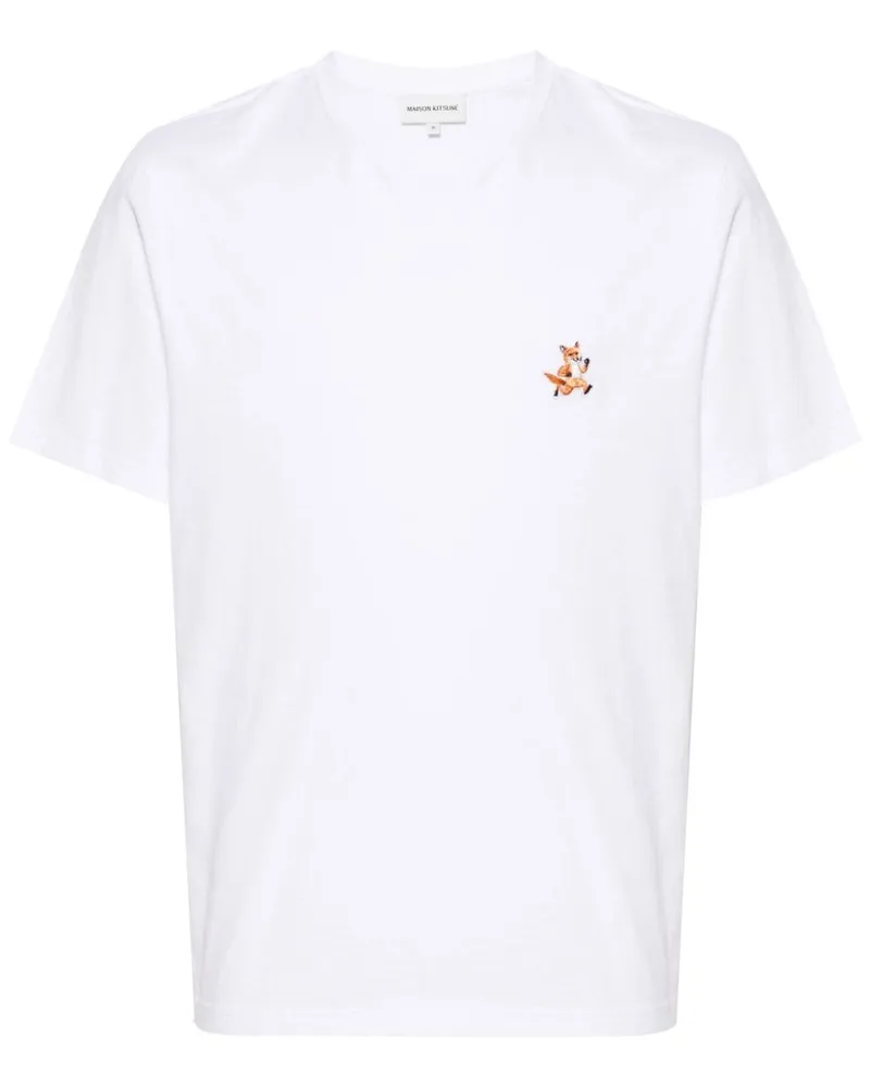 Kitsuné Speedy Fox T-Shirt - Weiß Weiß