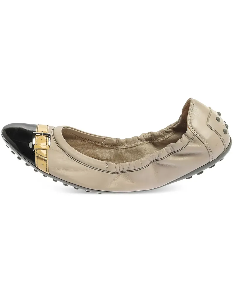 TOD'S Ballerinas mit Schnallendetail - Nude Nude