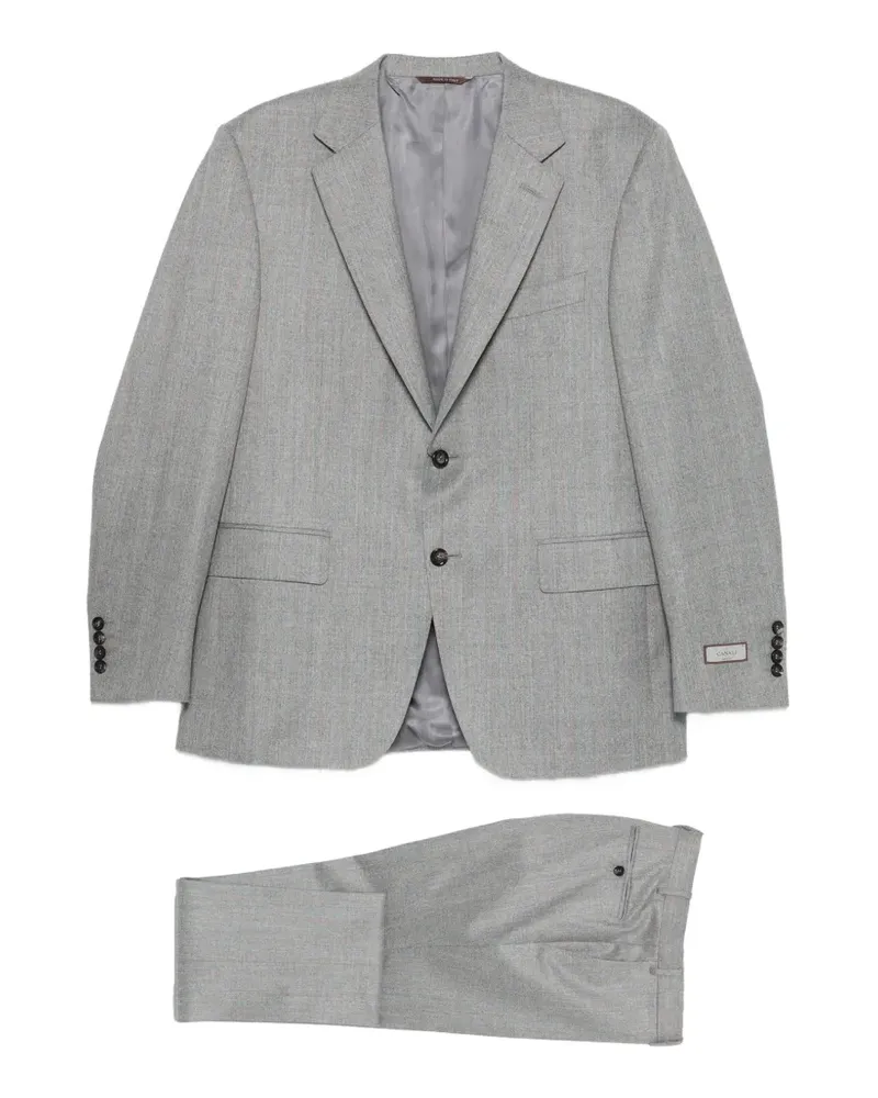 Canali pinstripe single-breasted suit - Grau Grau