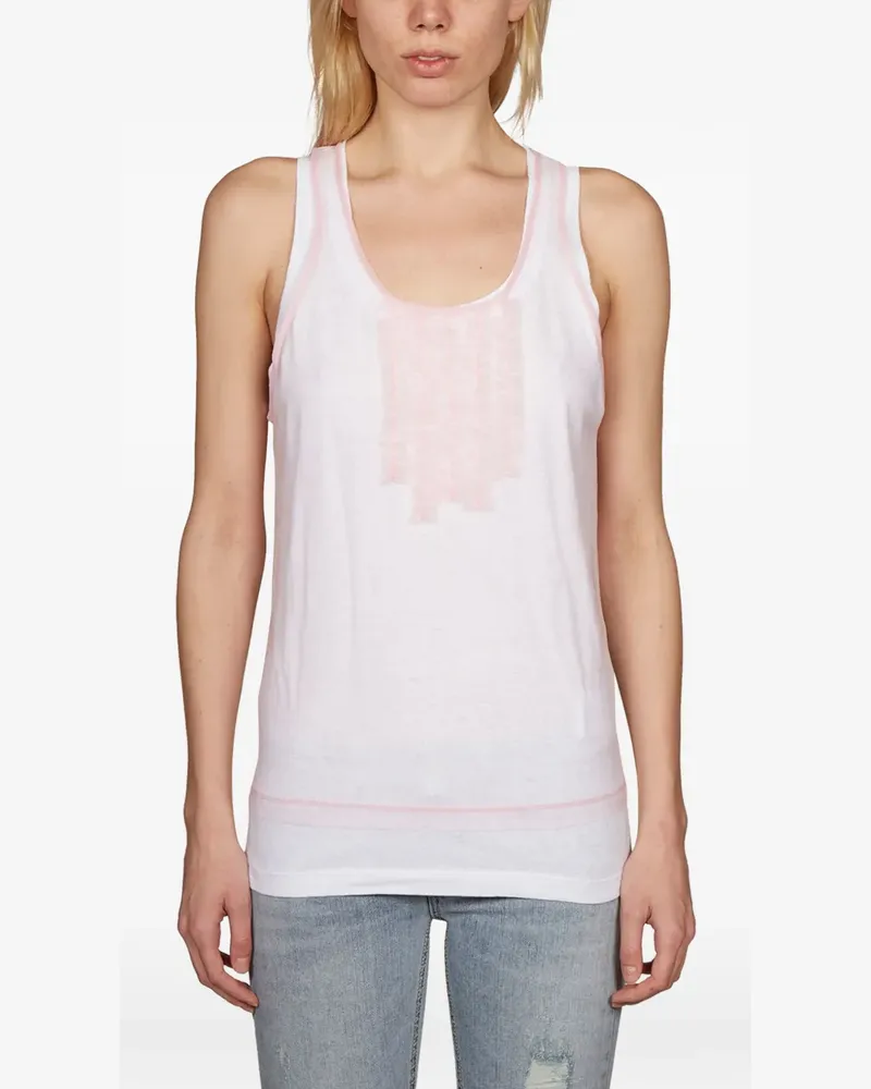 Dsquared2 scoop-neck sleeveless tank top - Weiß Weiß